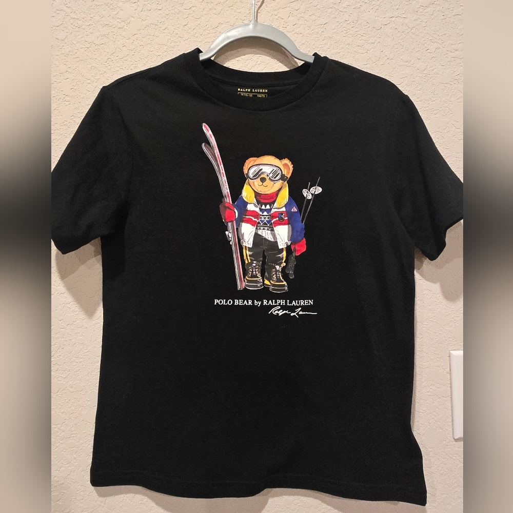 🌼sold🌼Polo Bear by Ralph Lauren Kids Black T-Shirt